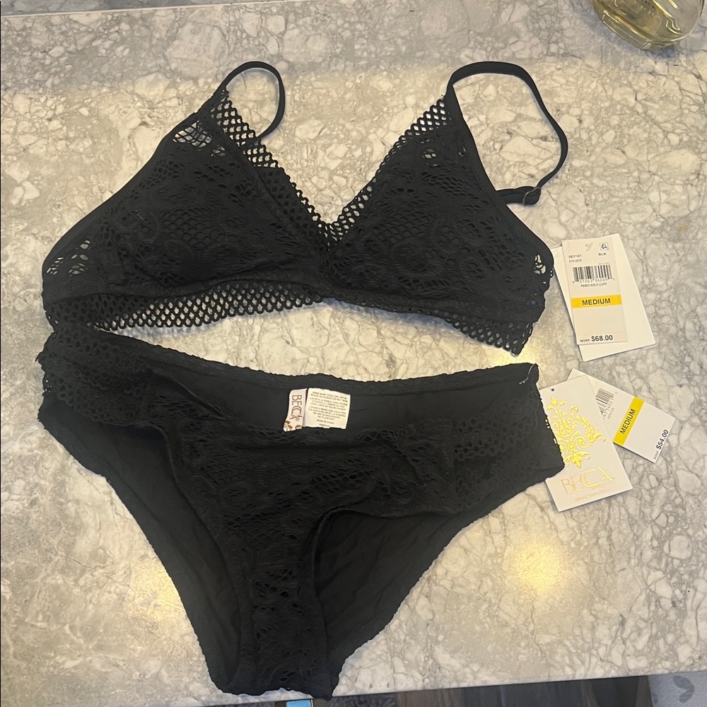 Becca Black Lace Bikini Set